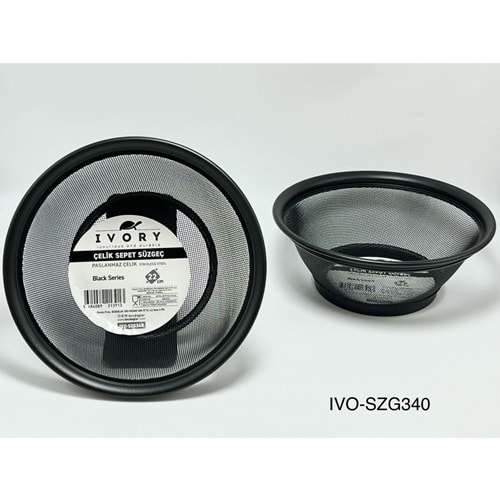 SÜZGEÇ SZG 340 YUV. SİYAH KÇK