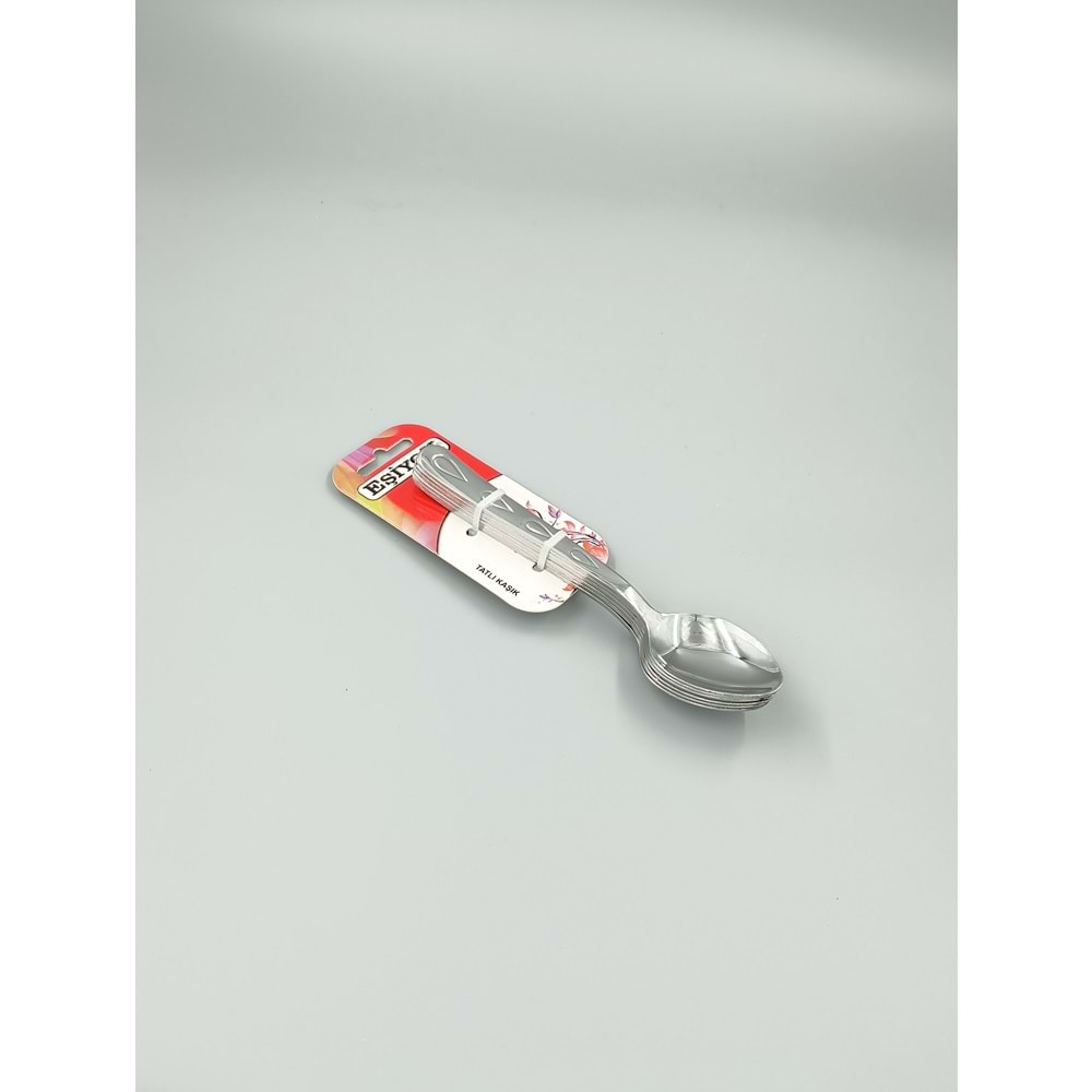 EŞİYOK DAMLA TATLI KAŞIK L 6 LI